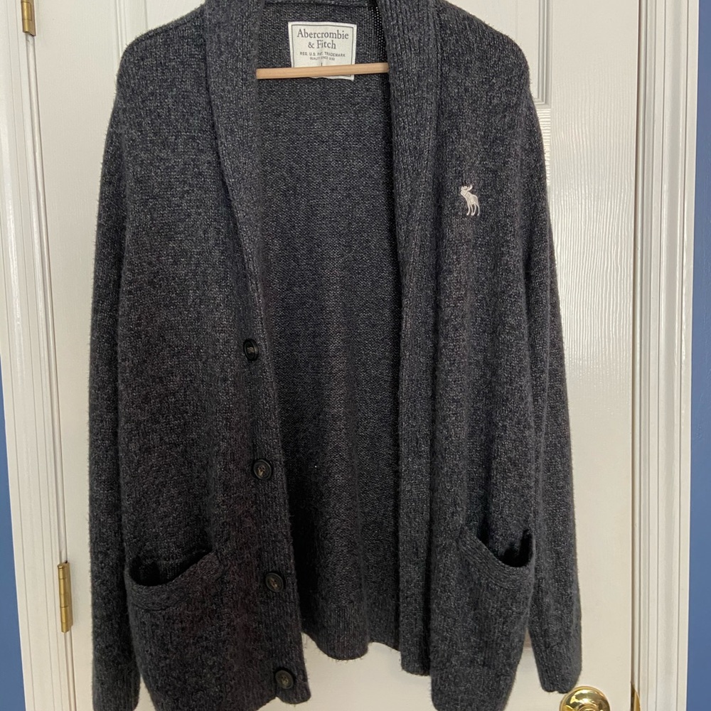 Abercrombie & Fitch MEN Shawl Cardigan Sz Large